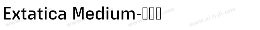 Extatica Medium字体转换